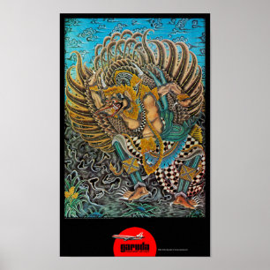 Indonesien Vintage Travel Poster wiederhergestellt