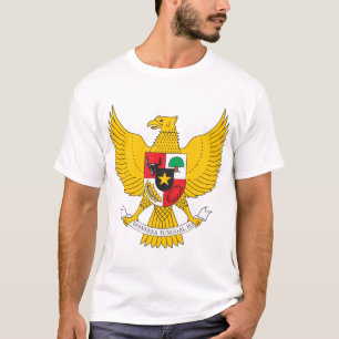 Indonesien-Wappen T - Shirt