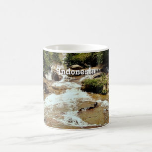 Indonesien-Wasserfall Kaffeetasse
