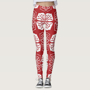 Indonesisch Batik Kawung Gurda Design Leggings