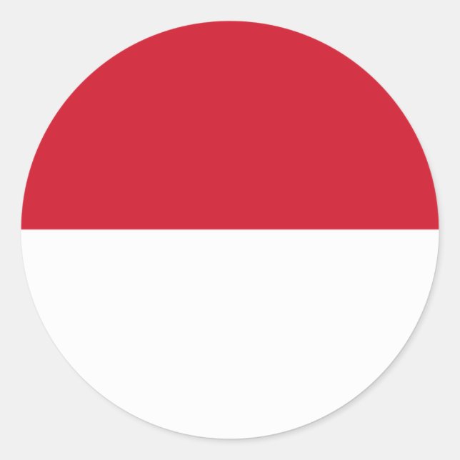 indonesisch runder aufkleber (Vorderseite)