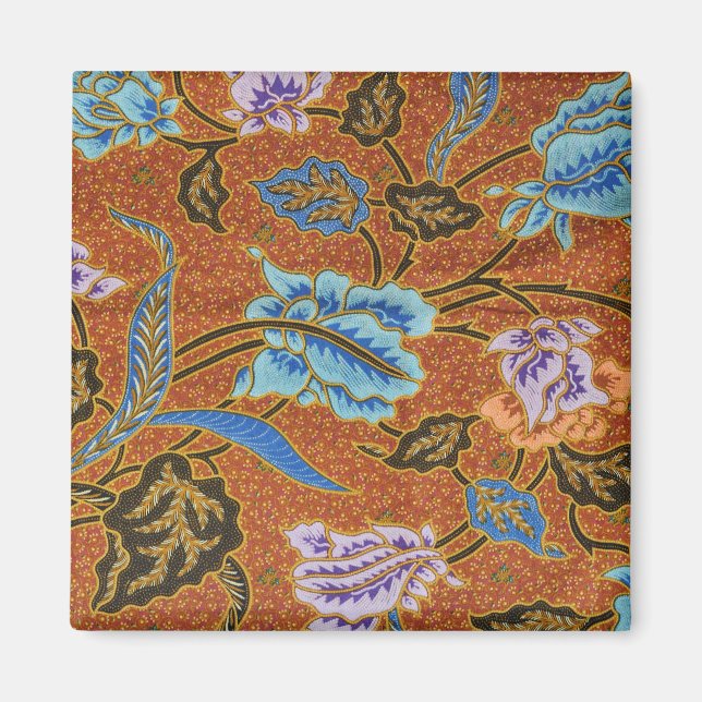 Indonesische Batik Magnet (Vorne)