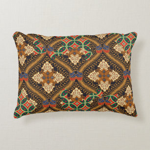 indonesische Batik-Motive mit sehr markantem Plan Dekokissen