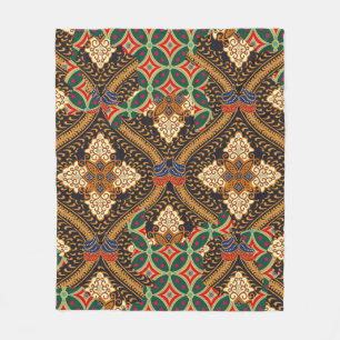 indonesische Batik-Motive mit sehr markantem Plan Fleecedecke