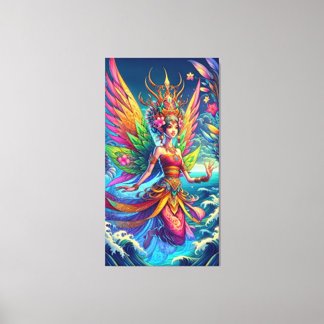 Indonesische Fairy Leinwanddruck (Vorderseite)