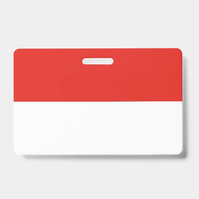 Indonesische Flagge Ausweis (Vorderseite)