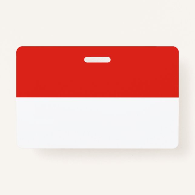 Indonesische Flagge Ausweis (Vorderseite)