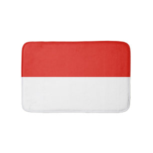 Indonesische Flagge Badematte