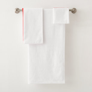 Indonesische Flagge Badhandtuch Set