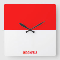 Indonesische Flagge Blendend Patriotisch
