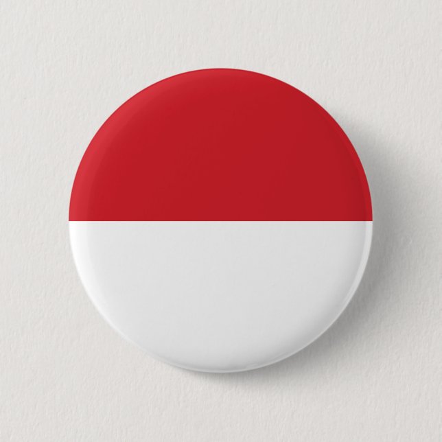 Indonesische Flagge Button (Vorderseite)