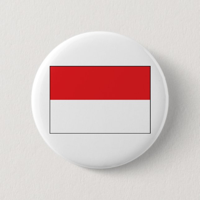 Indonesische Flagge Button (Vorderseite)
