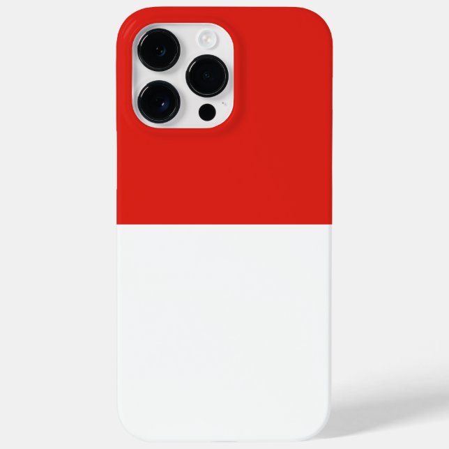 Indonesische Flagge Case-Mate iPhone 14 Pro Max Hülle (Rückseite)