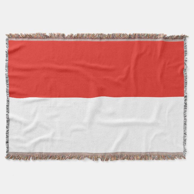 Indonesische Flagge Decke (Vorderseite)