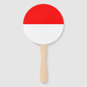 Indonesische Flagge Fächer