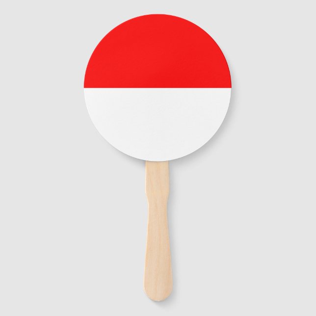Indonesische Flagge Fächer (Vorderseite)