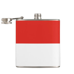 Indonesische Flagge Flachmann