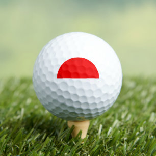 Indonesische Flagge, Flagge Indonesiens Golfball