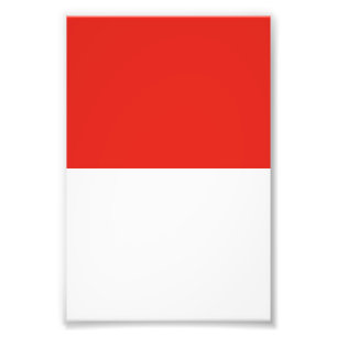 Indonesische Flagge Fotodruck