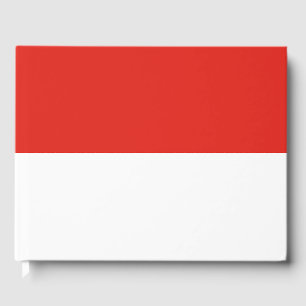 Indonesische Flagge Gästebuch
