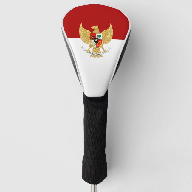 Indonesische Flagge Golf Headcover (Vorderseite)
