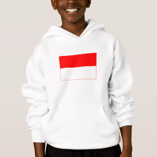 Indonesische Flagge Hoodie