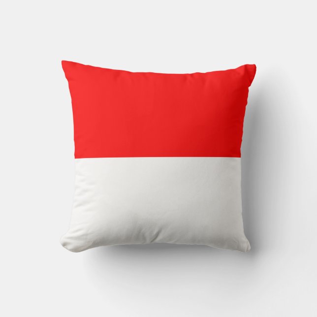 Indonesische Flagge (Indonesien) Kissen (Vorderseite)