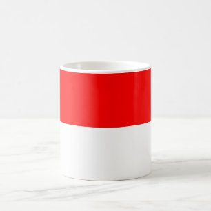 Indonesische Flagge Kaffeetasse