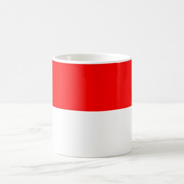 Indonesische Flagge Kaffeetasse (Mittel)