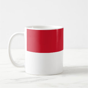 Indonesische Flagge Kaffeetasse