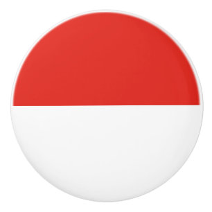 Indonesische Flagge Keramikknauf