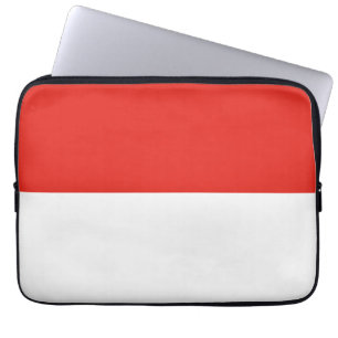 Indonesische Flagge Laptopschutzhülle