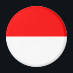 Indonesische Flagge Magnet<br><div class="desc">Patriotische Flagge Indonesiens.</div>