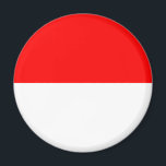Indonesische Flagge Magnet<br><div class="desc">Patriotische Flagge Indonesiens.</div>