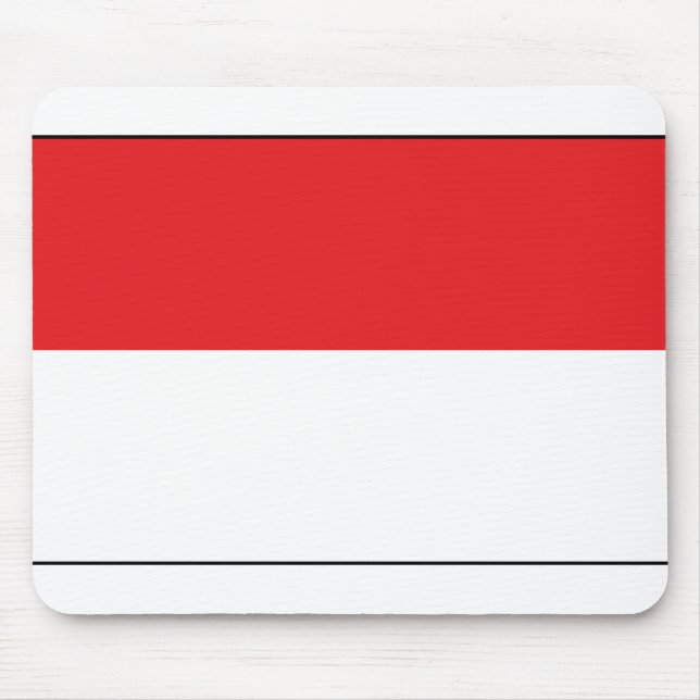 Indonesische Flagge Mousepad (Vorne)