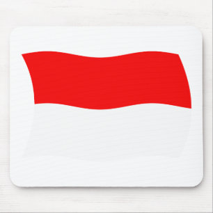 Indonesische Flagge Mousepad