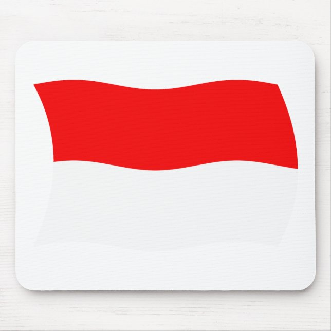 Indonesische Flagge Mousepad (Vorne)