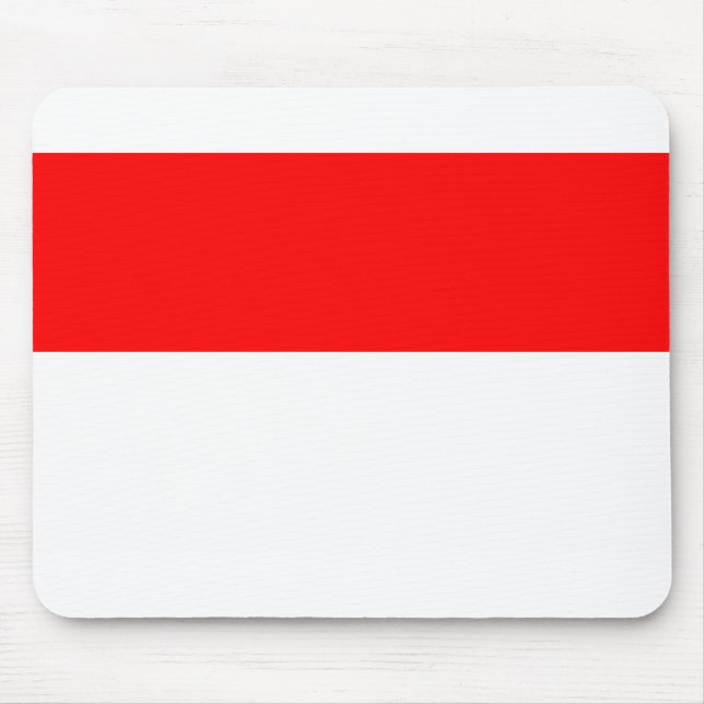 Indonesische Flagge Mousepad (Vorne)