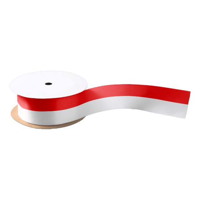 Indonesische Flagge Satinband (Spule)