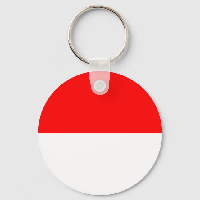 Indonesische Flagge Schlüsselanhänger (Vorderseite)