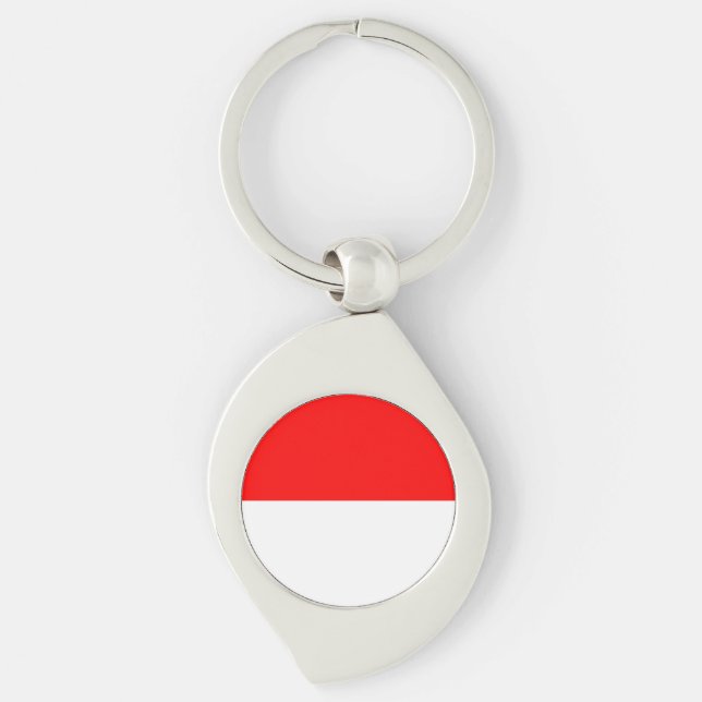 Indonesische Flagge Schlüsselanhänger (Vorderseite)