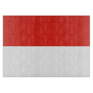Indonesische Flagge Schneidebrett