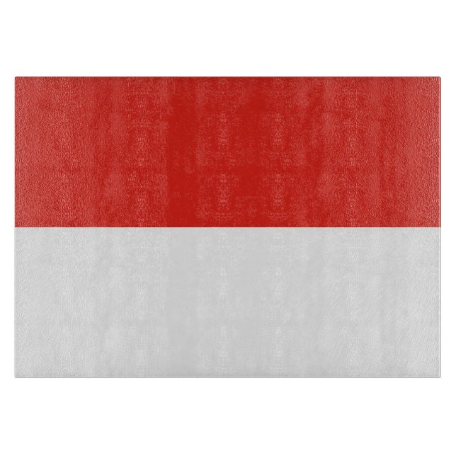 Indonesische Flagge Schneidebrett (Vorderseite)