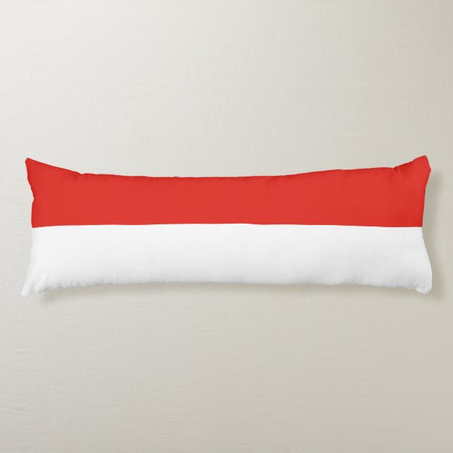 Indonesische Flagge Seitenschläferkissen (Vorderseite)