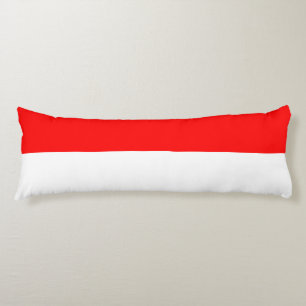 Indonesische Flagge Seitenschläferkissen