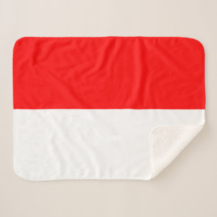 Indonesische Flagge Sherpadecke