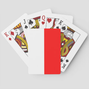 Indonesische Flagge Spielkarten
