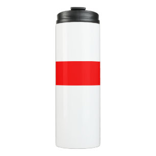 Indonesische Flagge Thermosbecher