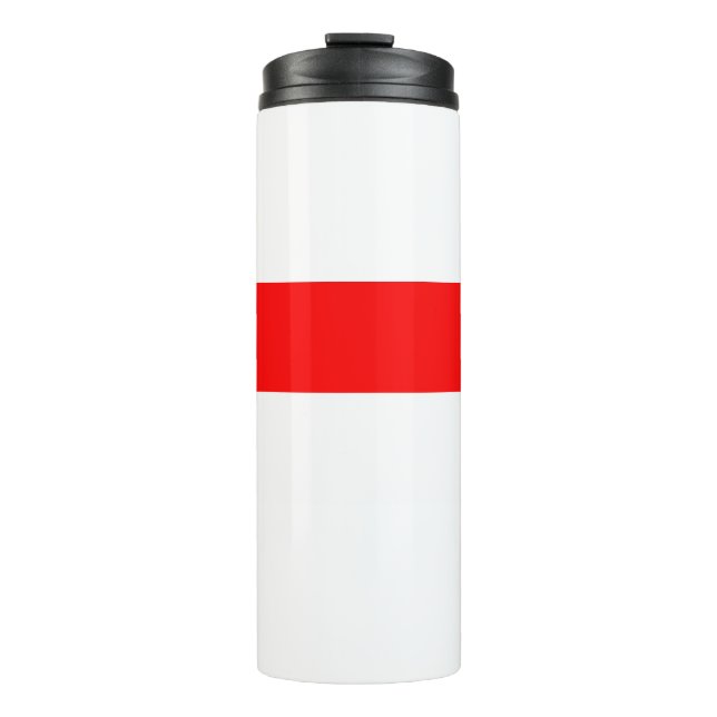 Indonesische Flagge Thermosbecher (Vorderseite)
