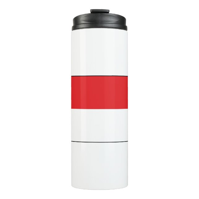 Indonesische Flagge Thermosbecher (Vorderseite)